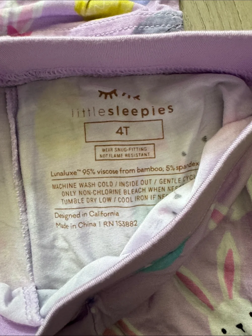 Little Sleepies soft lavender